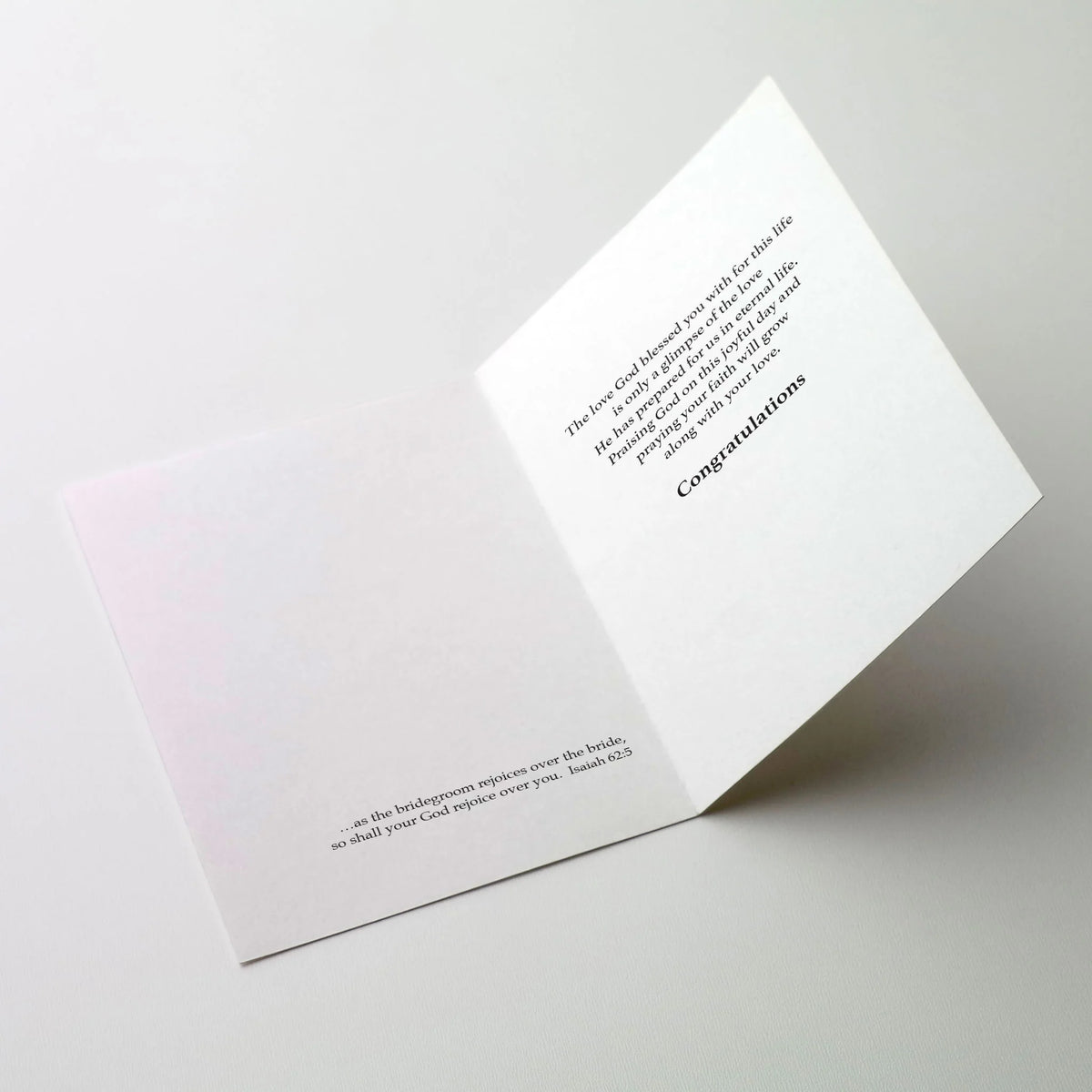 On Your Joyous Wedding Day Greeting Card - JMJs Catholic Store, Inc