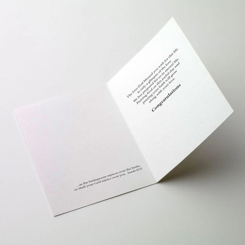 On Your Joyous Wedding Day Greeting Card - JMJs Catholic Store, Inc