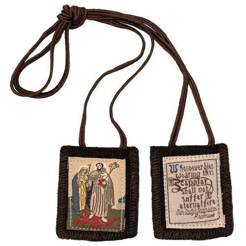 Holy Family Brown Scapular 18" - JMJs Catholic Store, Inc