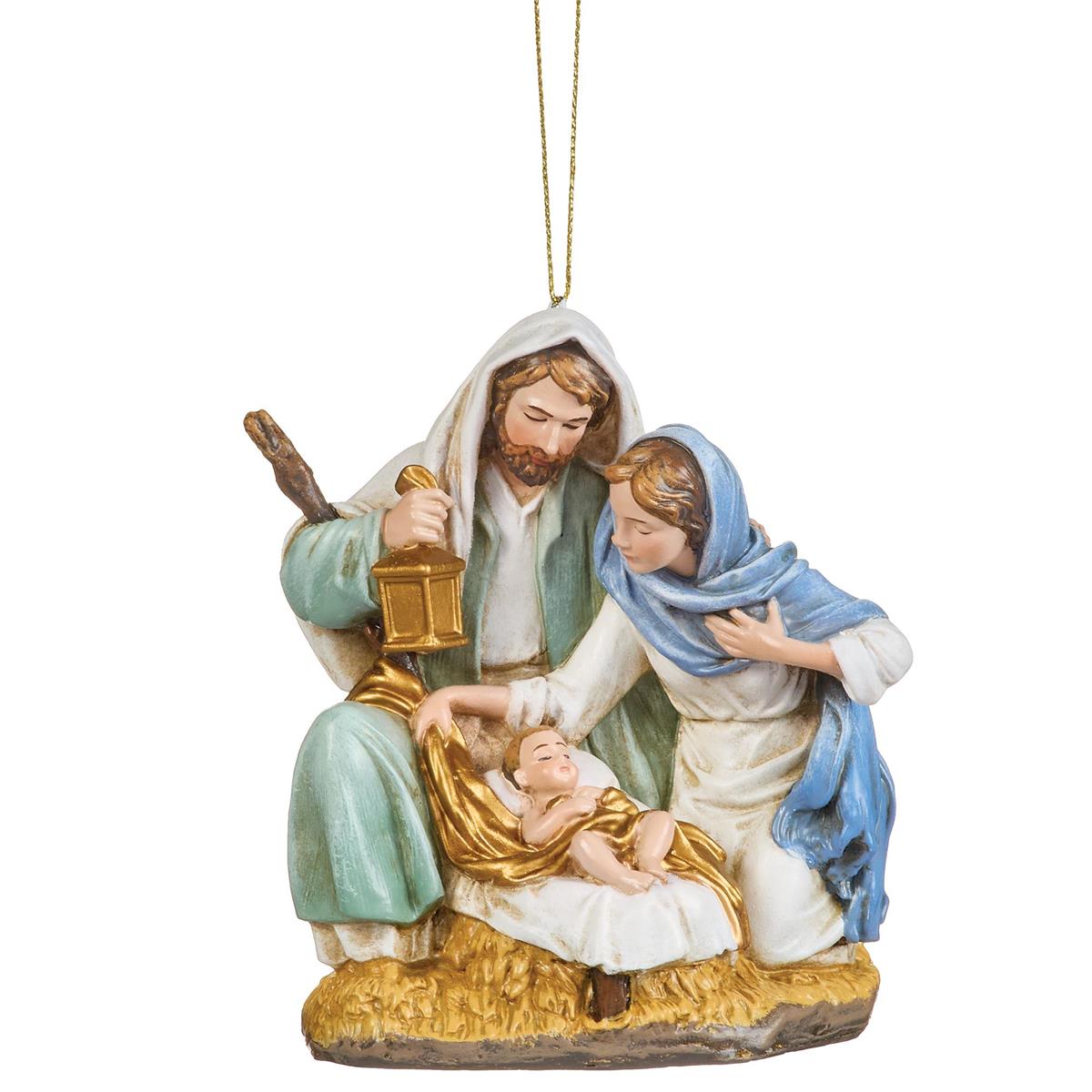 Holy Family Colorful Ornament 4" H - JMJs Catholic Store, Inc
