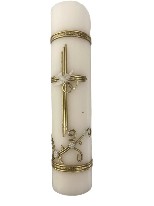 Wedding Unity Candle Brass Gold Set - JMJs Catholic Store, Inc