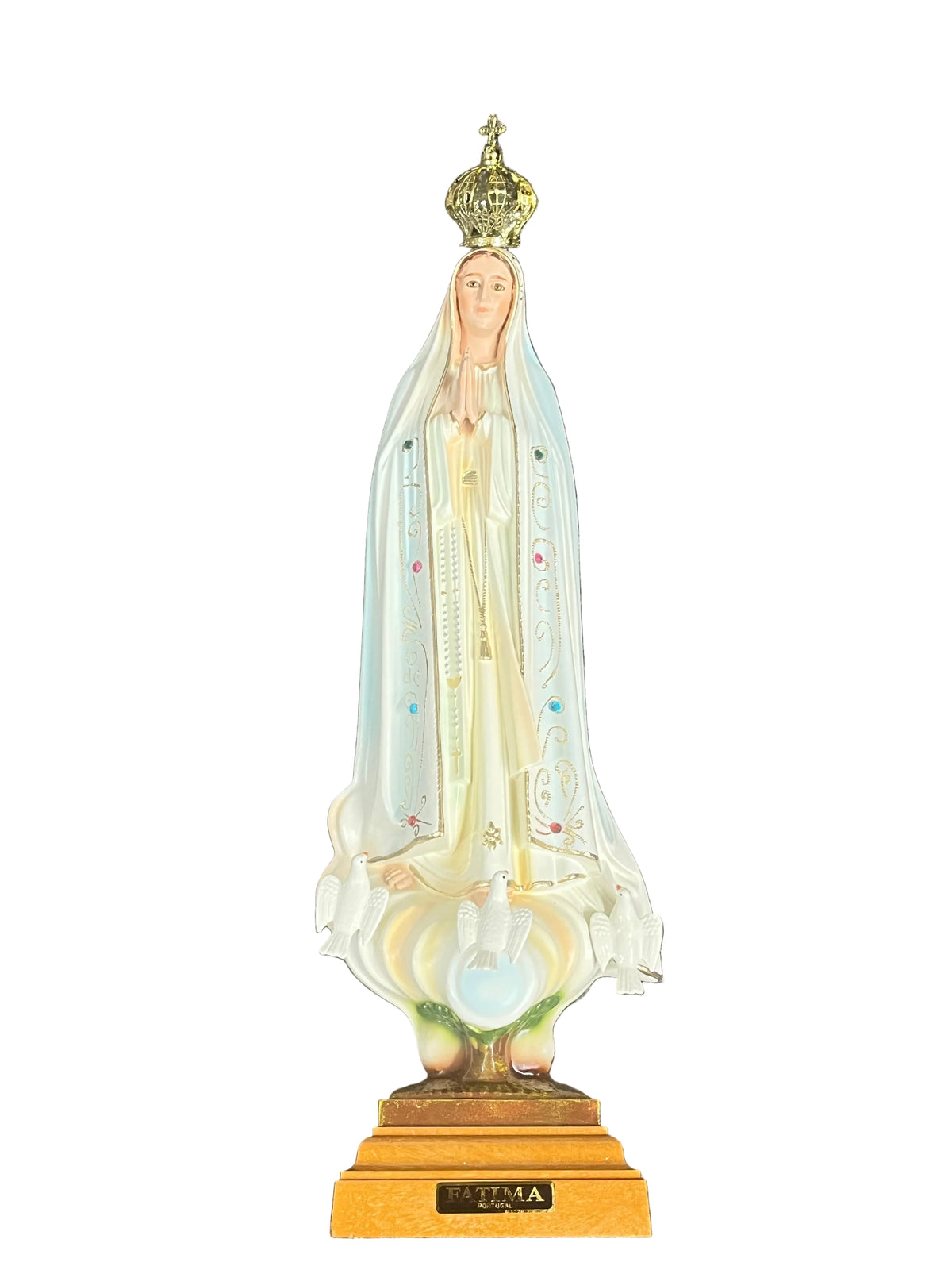 Our Lady of Fatima Statue 16" - JMJs Catholic Store, Inc