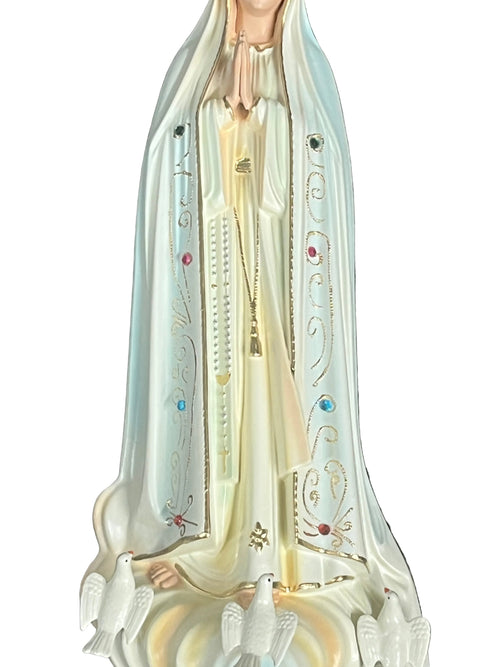 Our Lady of Fatima Statue 16" - JMJs Catholic Store, Inc