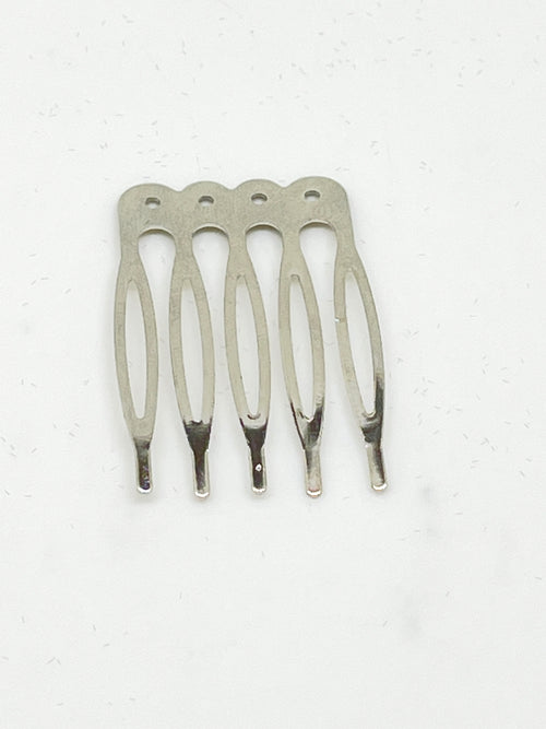 Chapel Veil Hair Clip Silver - Unique Catholic Gifts