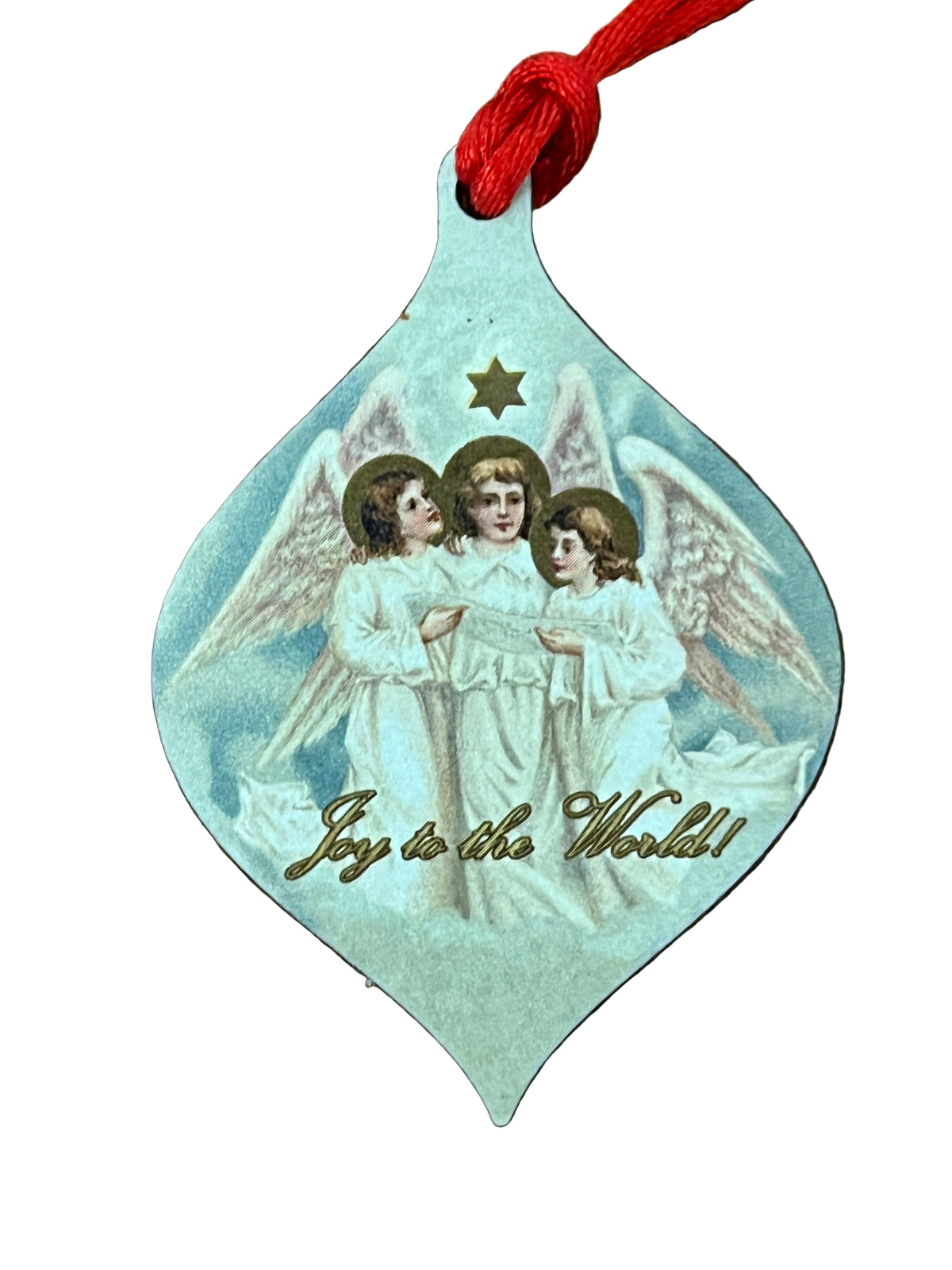 Singing Angels Wood Ornament - JMJs Catholic Store, Inc