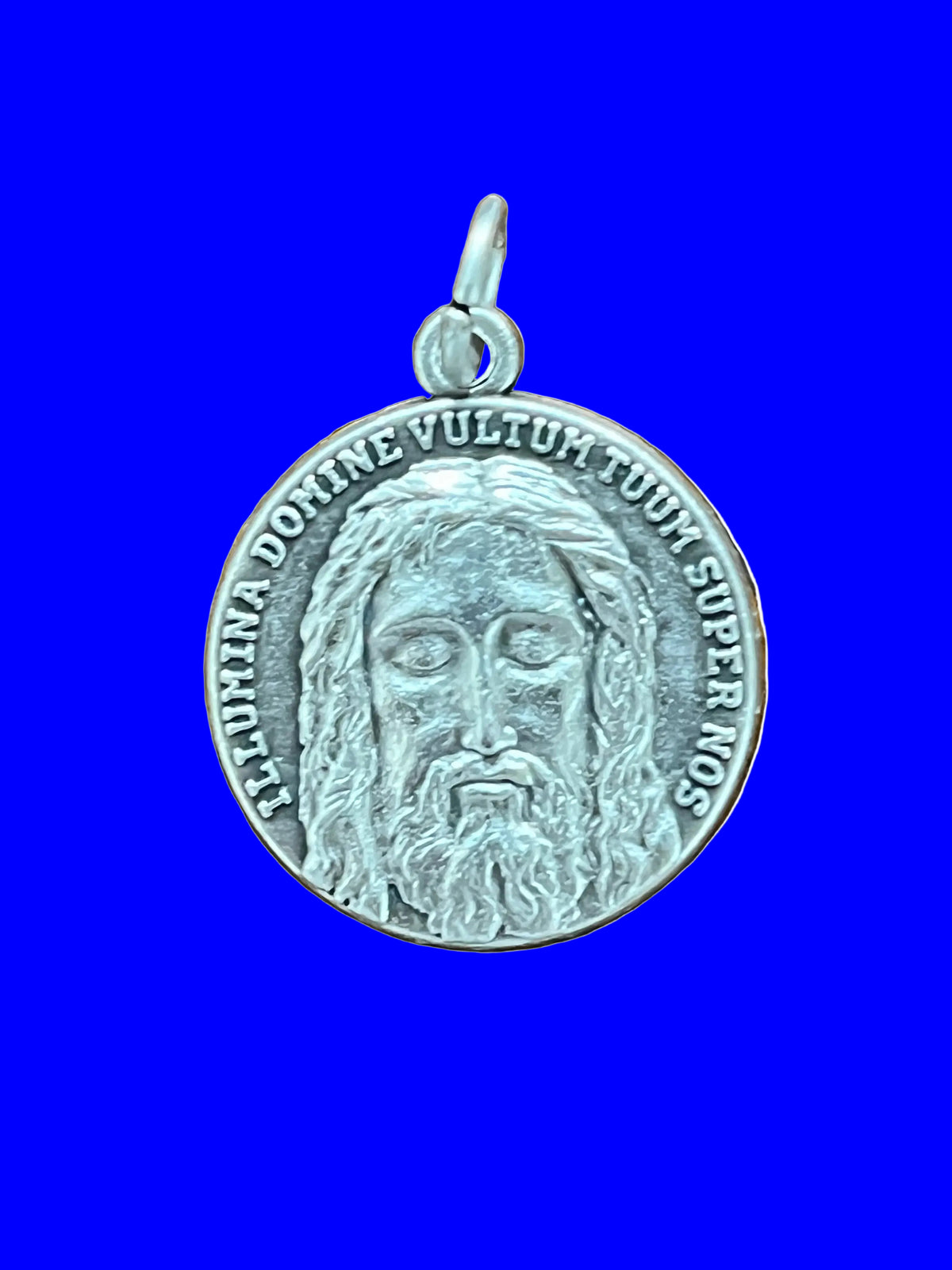 Silver Holy Face Premium Oxi Medal - JMJs Catholic Store, Inc