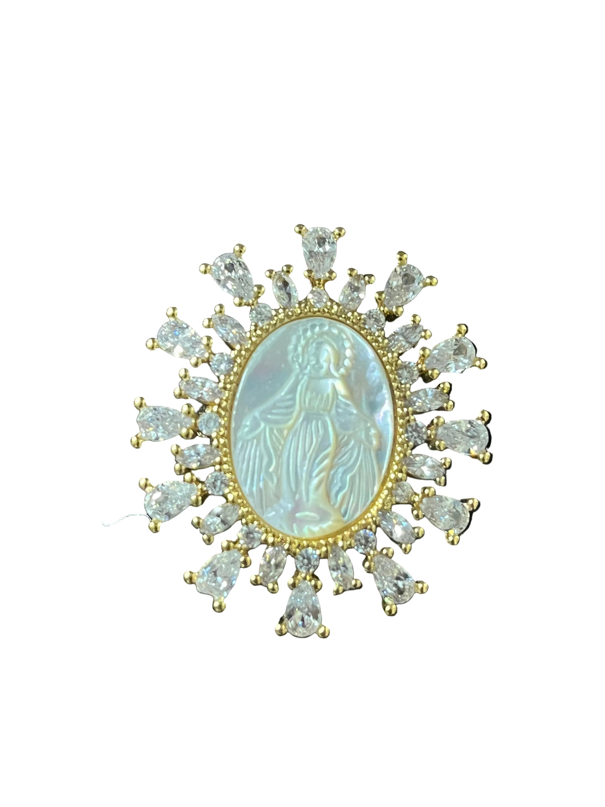 Our Lady of Grace Oval Pin 1 1/2"H - JMJs Catholic Store, Inc