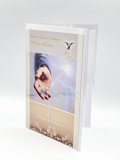 On the Special Occasion of your Baptism Greeting Card - JMJs Catholic Store, Inc