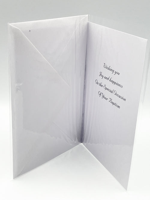 On the Special Occasion of your Baptism Greeting Card - JMJs Catholic Store, Inc