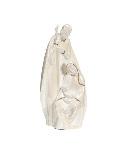 Holy Family Iridescent & Gold Statue 11" - JMJs Catholic Store, Inc