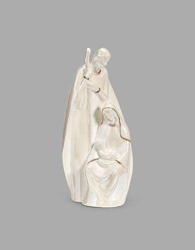 Holy Family Iridescent & Gold Statue 11" - JMJs Catholic Store, Inc