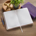 Bless and Keep You Blush Bloom Faux Leather Classic Journal - Numbers 6:24 - JMJs Catholic Store, Inc