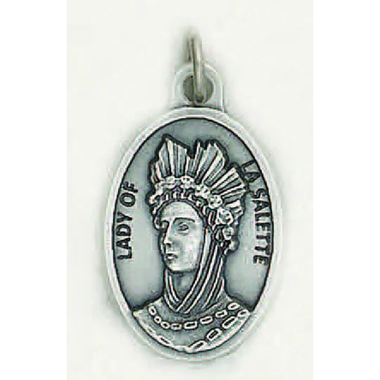 Our Lady of La Salette Pray Oxi Medal 3/4" - JMJs Catholic Store, Inc