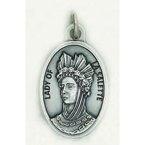 Our Lady of La Salette Pray Oxi Medal 3/4" - JMJs Catholic Store, Inc