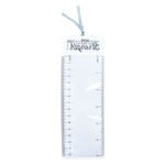 Be Still Magnifying Bookmark featuring Psalm 46:10 text with clear magnifier and attached ribbon for easy use in books or Bibles