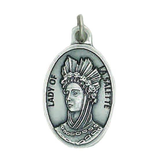 Our Lady of La Salette Pray Oxi Medal 3/4" - JMJs Catholic Store, Inc