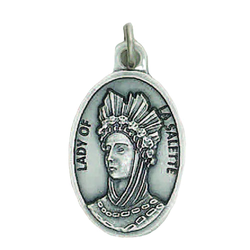 Our Lady of La Salette Pray Oxi Medal 3/4" - JMJs Catholic Store, Inc