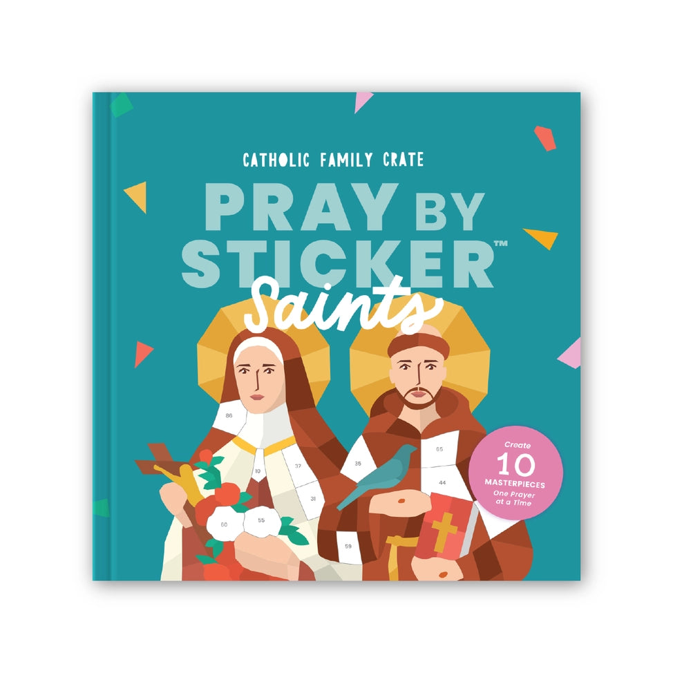 Pray By Sticker: Saints Sticker Book - JMJs Catholic Store, Inc