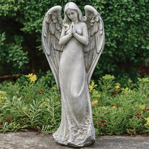 Praying Angel Outdoor Garden Statue 14 1/2" - JMJs Catholic Store, Inc