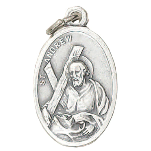 Saint Andrew Oxi Medal 1'' - Unique Catholic Gifts