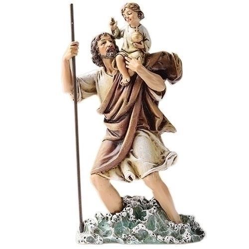 St. Christopher Statue 6 1/4" - JMJs Catholic Store, Inc