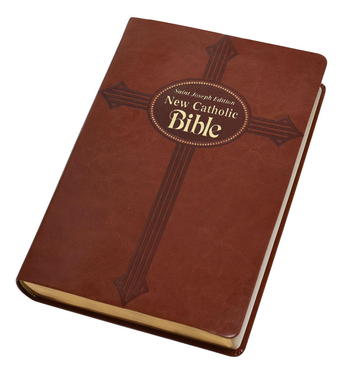 St. Joseph New Catholic Bible, Gift Edition, Large Type, Brown - JMJs Catholic Store, Inc