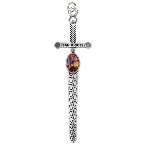 St. Michael Cross Sword Medal - JMJs Catholic Store, Inc