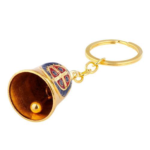 St. Benedict Gold Bell Keychain - JMJs Catholic Store, Inc