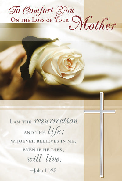 To Comfort You on the Loss of your Mother Greeting Card - JMJs Catholic Store, Inc