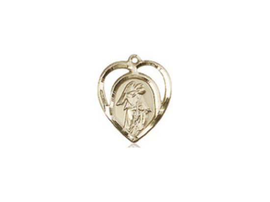 Gold Filled Guardian Angel Pendant - JMJs Catholic Store, Inc