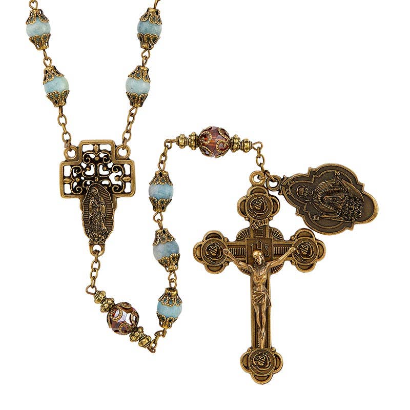 Vintage Rosary - OL Guadalupe - JMJs Catholic Store, Inc