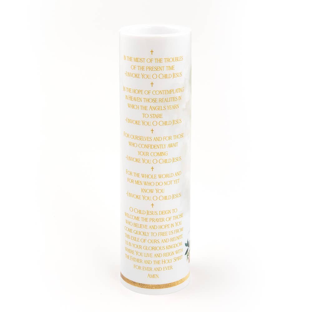 The Saints Collection - Divine Child Prayer Candle - JMJs Catholic Store, Inc