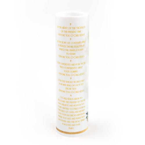 The Saints Collection - Divine Child Prayer Candle - JMJs Catholic Store, Inc
