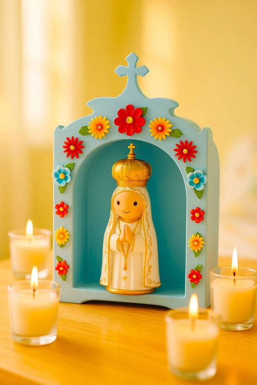 Little Shrine Mercy Catholic Home Gift | Devotional Decor | Little Drops of Water - JMJs Catholic Store, Inc