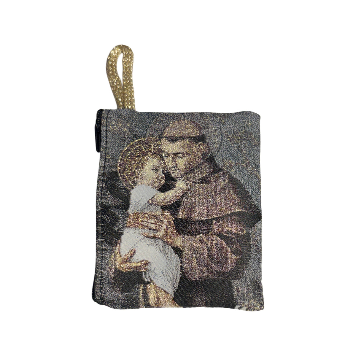 St. Anthony Rosary Pouch 3″ x 4″ - JMJs Catholic Store, Inc