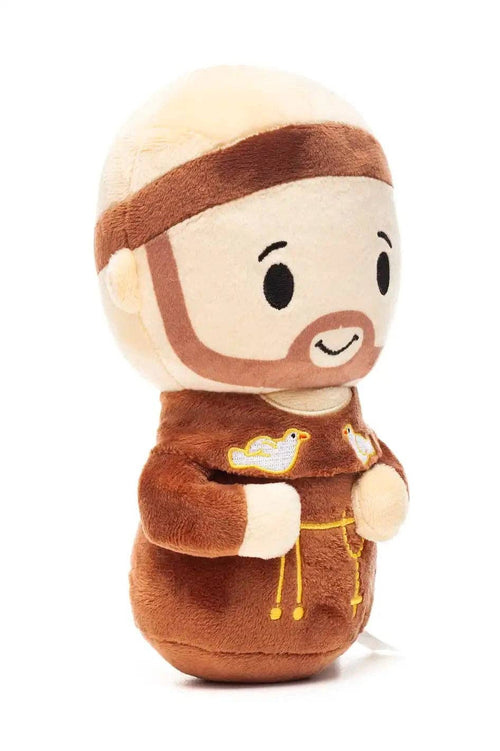 Saint Francis Catholic Plush Doll 8" | Animal Patron Gift: 8" - JMJs Catholic Store, Inc