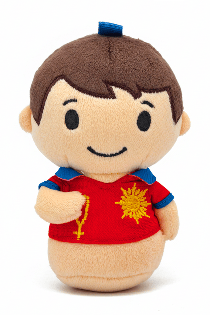 Saint Carlo Acutis Catholic Mini Plush Doll 4.75" | Kids Gift - JMJs Catholic Store, Inc