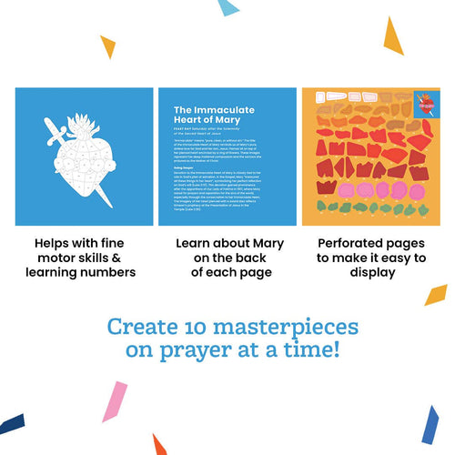 Pray by Sticker: Mary - JMJs Catholic Store, Inc