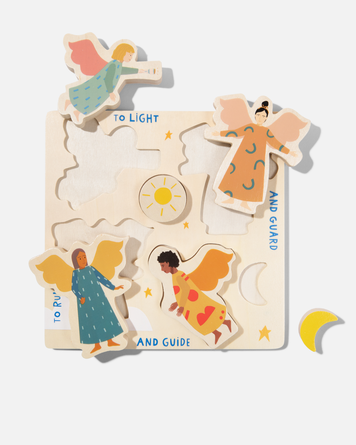 Guardian Angel Wooden Puzzle - JMJs Catholic Store, Inc