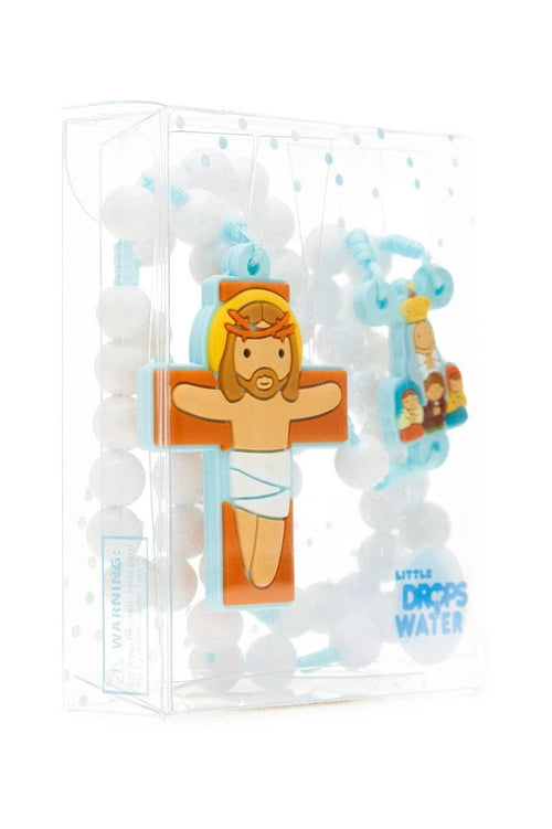 Our Lady Fatima Catholic Rosary Boys | Blue Prayer Beads | Little Drops of Water - JMJs Catholic Store, Inc
