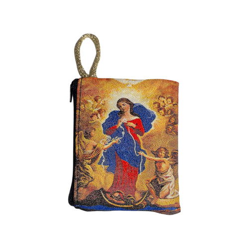 Our Lady Undoer of Knots Rosary Pouch 3″ x 4″ - JMJs Catholic Store, Inc