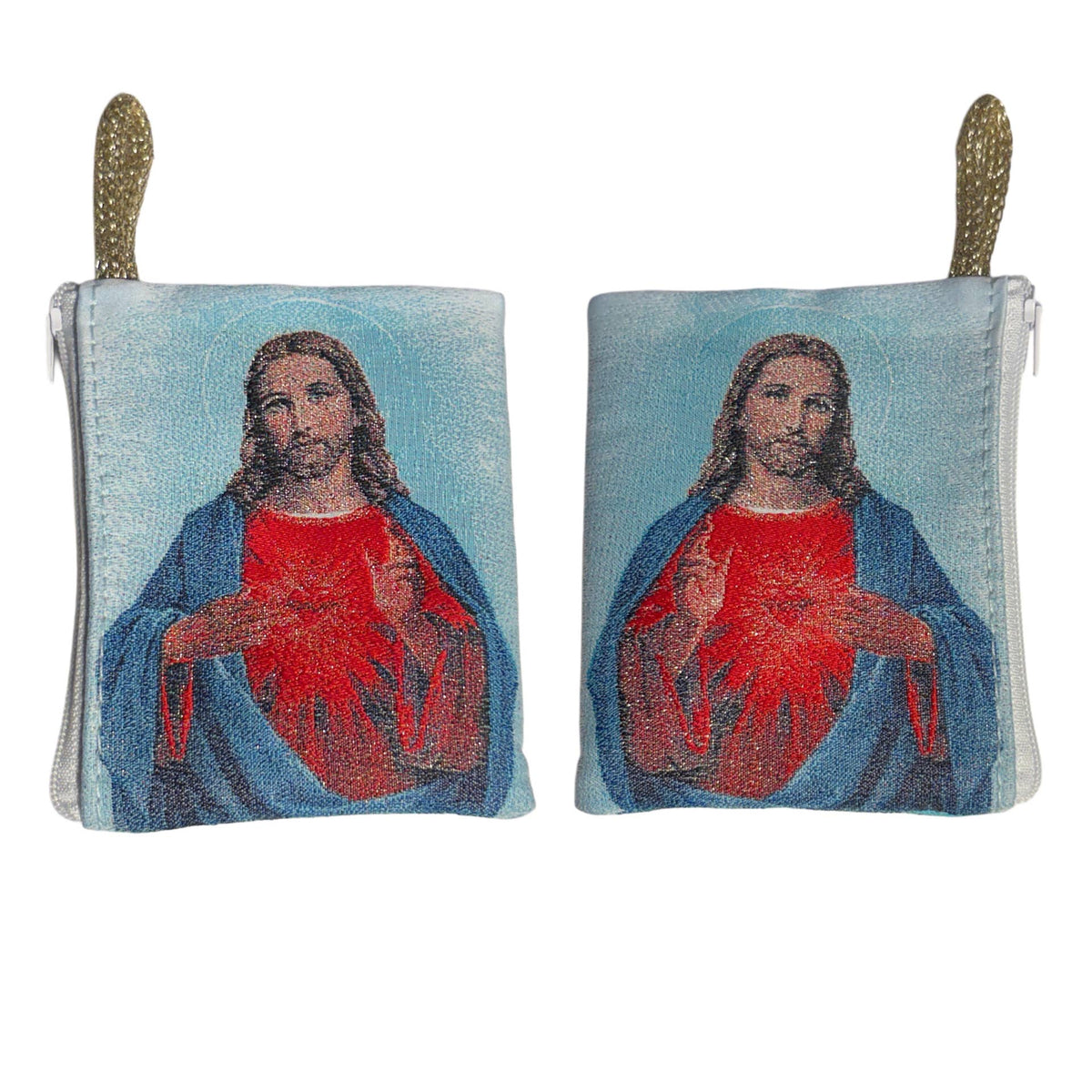 Sacred Heart of Jesus Rosary Pouch 3″ x 4″ - JMJs Catholic Store, Inc