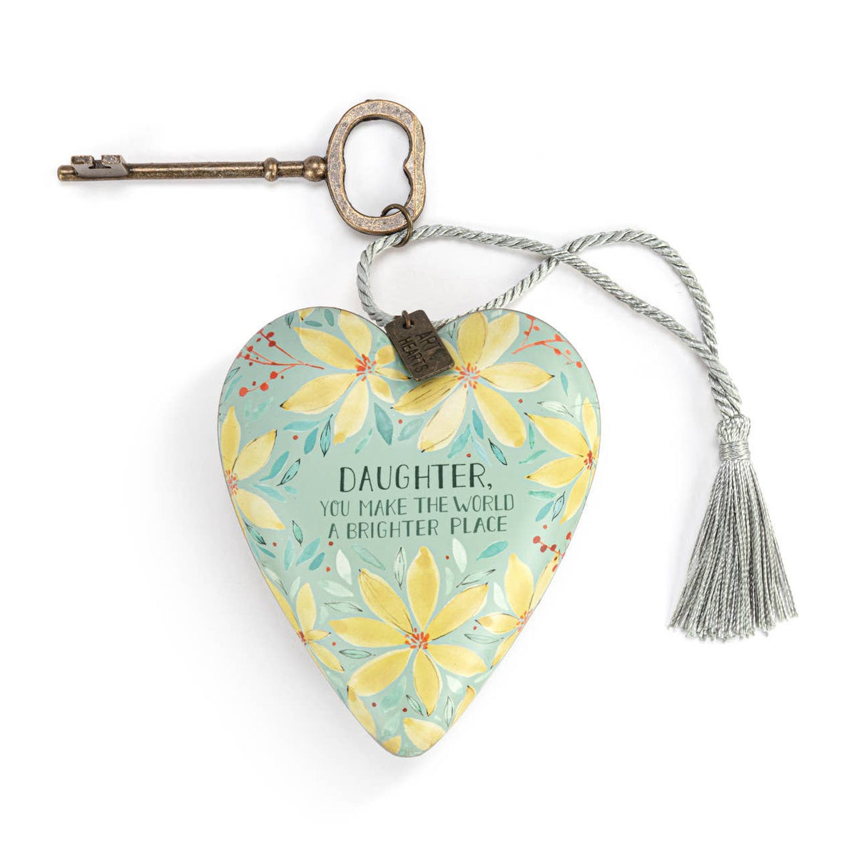 Daughter You Make the World Brighter Art Heart - JMJs Catholic Store, Inc