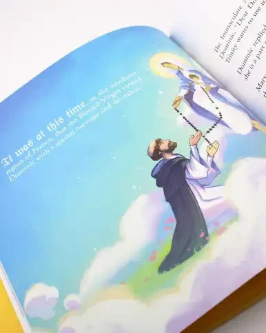 Saint Dominic and the Rosary by Shaun McAfee - JMJs Catholic Store, Inc