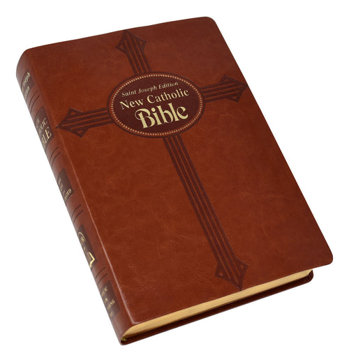 St. Joseph New Catholic Bible, Gift Edition, Large Type, Brown - JMJs Catholic Store, Inc