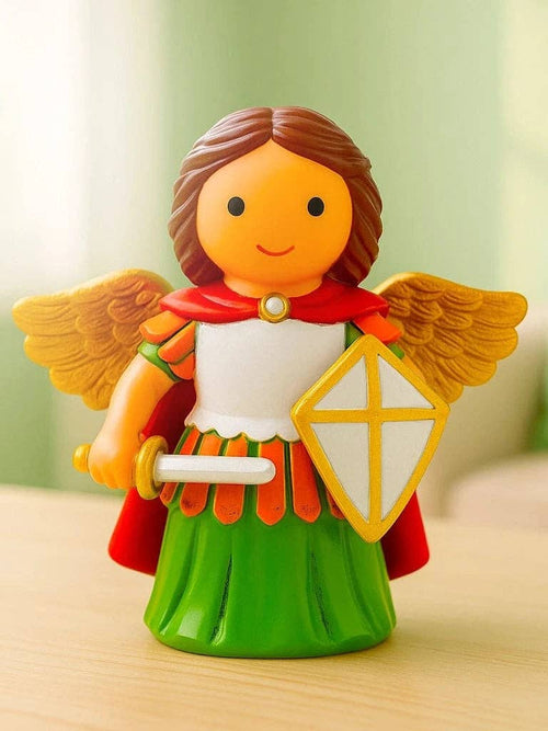 Saint Michael Archangel Collectors Edition Miniature Saint Statue — Protector Saint — Limited Edition | Edition Closed - JMJs Catholic Store, Inc