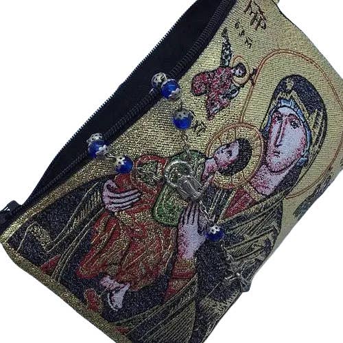 Rosary Pouch - Our Lady of Perpetual Help II 4" x 6" - JMJs Catholic Store, Inc
