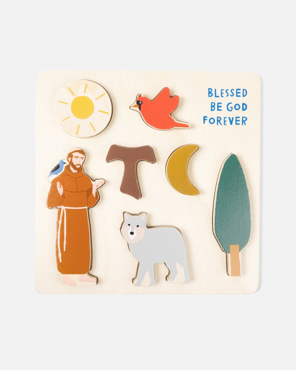 St. Francis Wooden Puzzle - JMJs Catholic Store, Inc