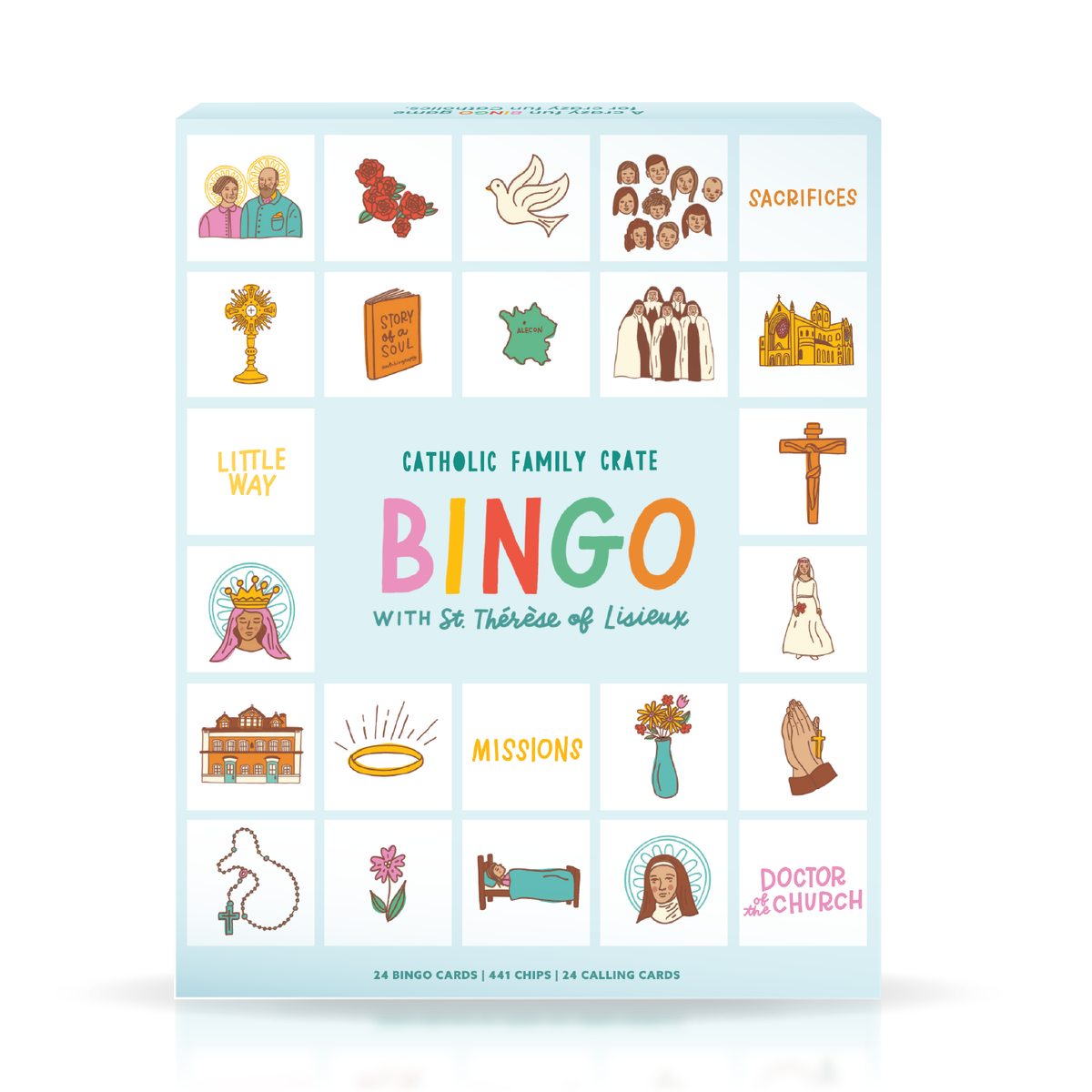 St. Thérèse of Lisieux Bingo - JMJs Catholic Store, Inc