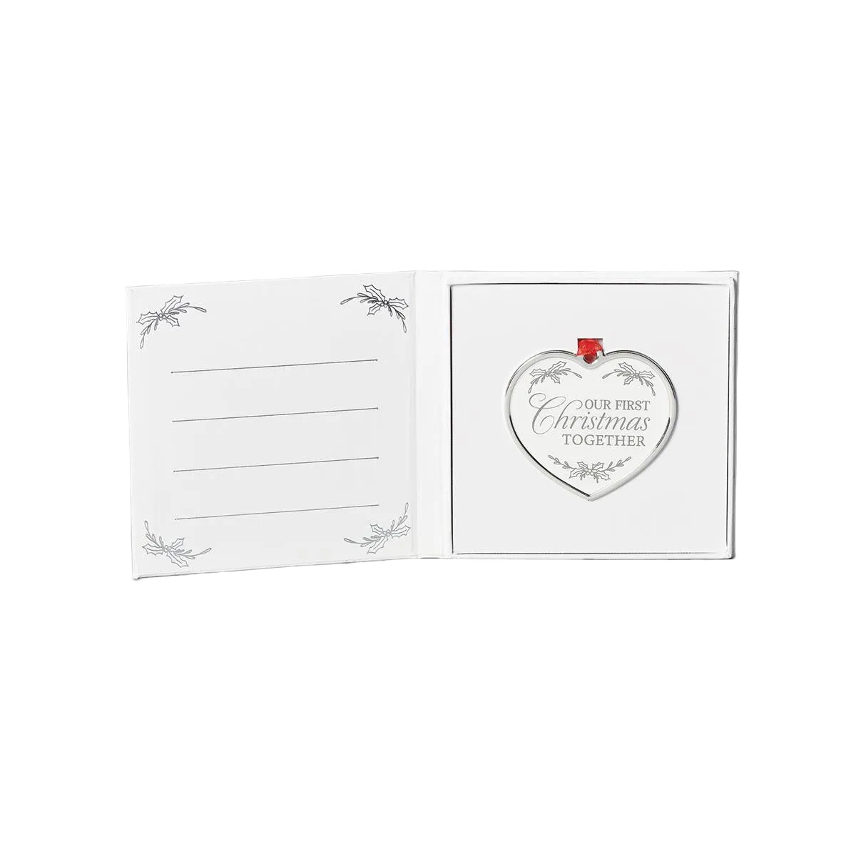 Our 1st Christmas Heart Ornament 2 3/4" - JMJs Catholic Store, Inc